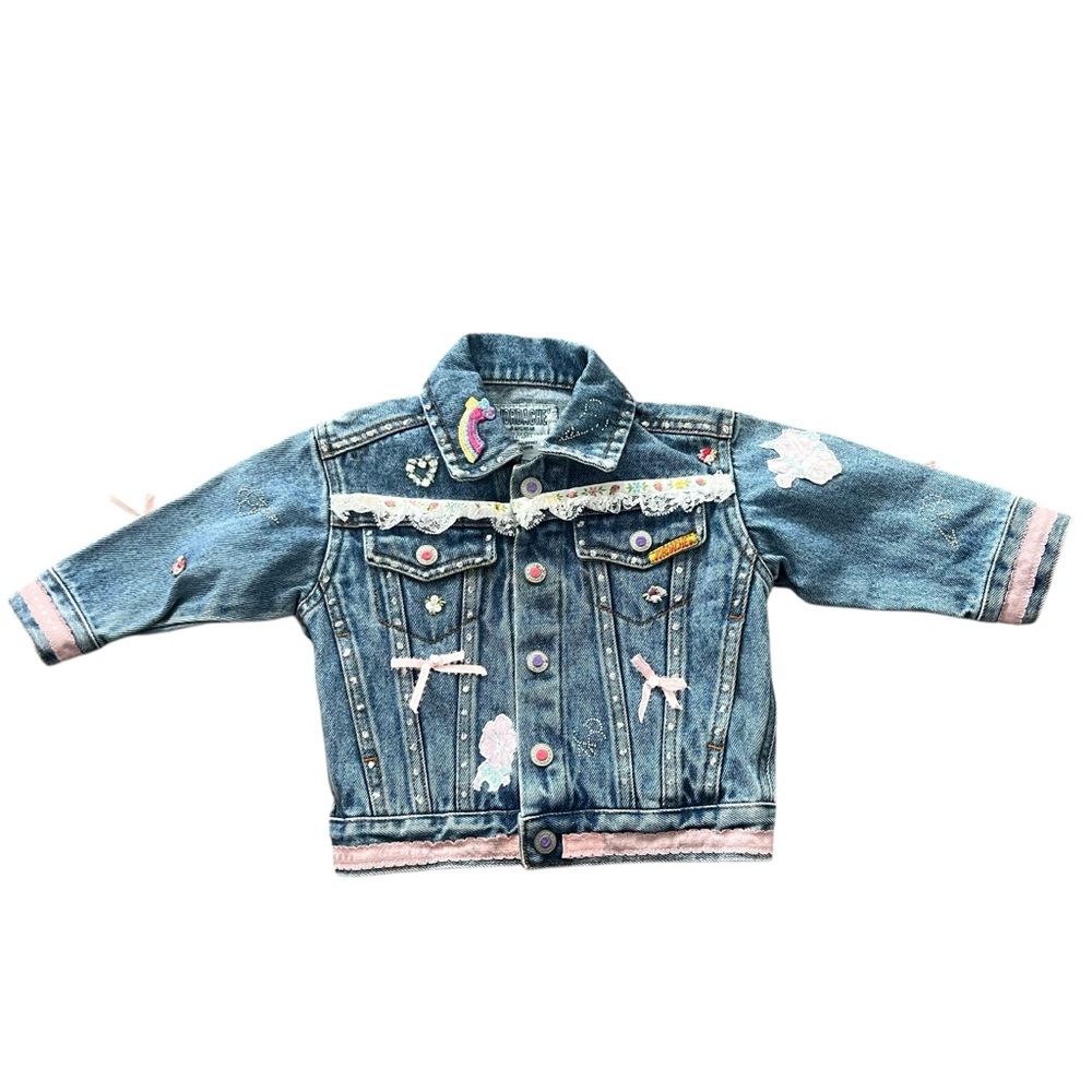 Vintage Kids Jordache Denim Cotton Jean Jacket 18M